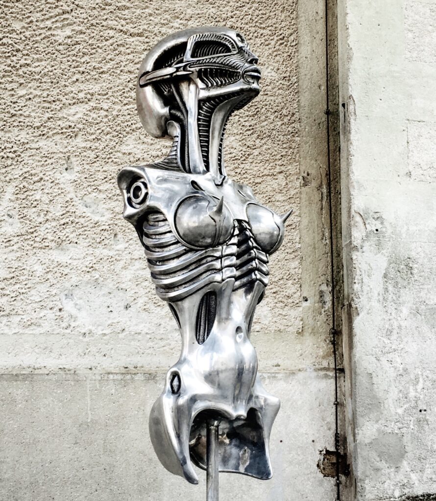 Alien museum at the Gruyères Castle