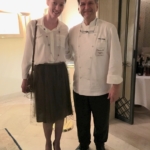 With Chef Dario Ranza at Villa Principe Leopoldo, Lugano