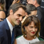 Roger Federer and Doris Leuthard at the ZFF Opening Night, Green Carpet, Gala Premiere of BORG/McENROE