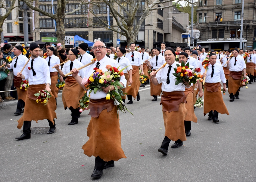 The guild's parade during Zurich Spring Festival