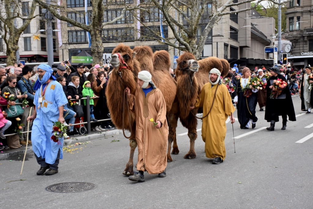 The guild's parade during Zurich Spring Festival