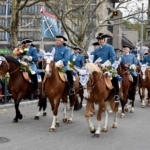 The guild's parade during Sechseläuten, Zurich Spring Festival