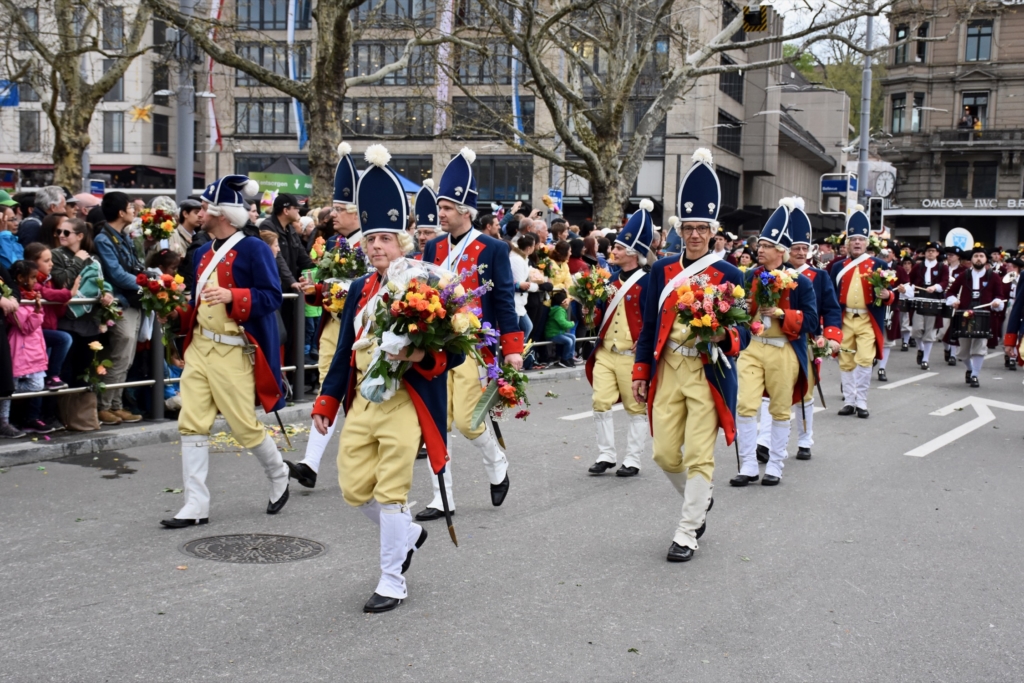 The guild's parade during Sechseläuten, Zurich Spring Festival