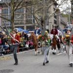The guild's parade during Sechseläuten, Zurich Spring Festival