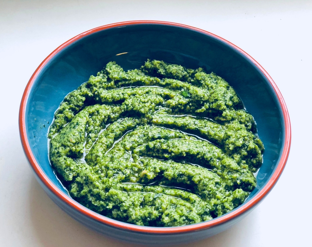 Recipe for the homemade pesto