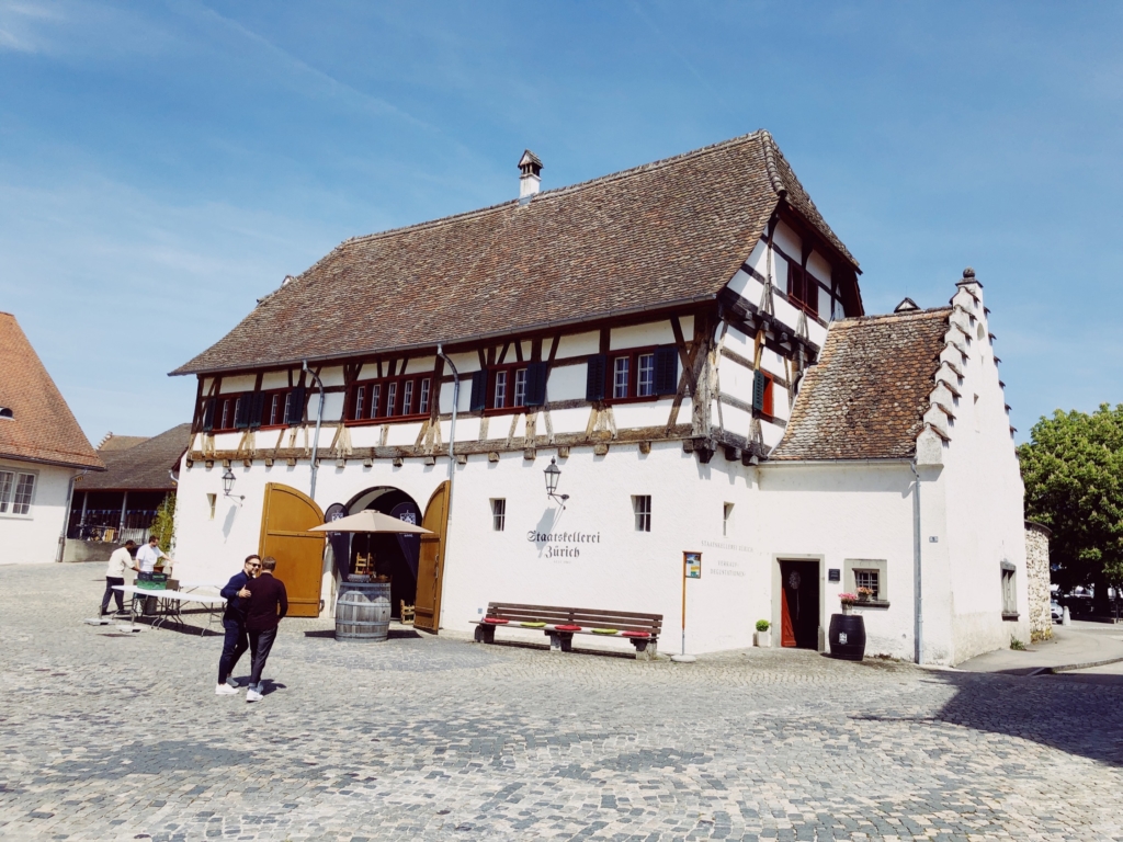 wine tasting room of Staatskellerei Zurich