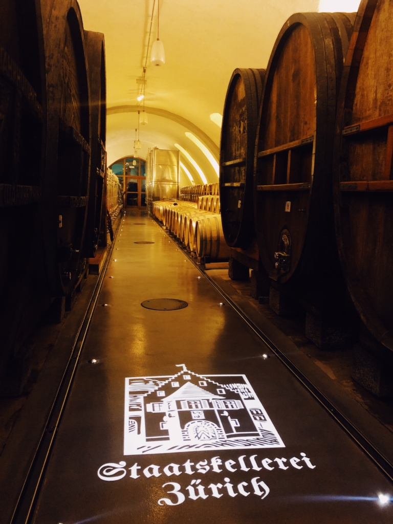 Staatskellerei Zurich wine cellar