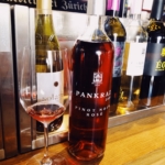 a bottle of Pankraz rose wine