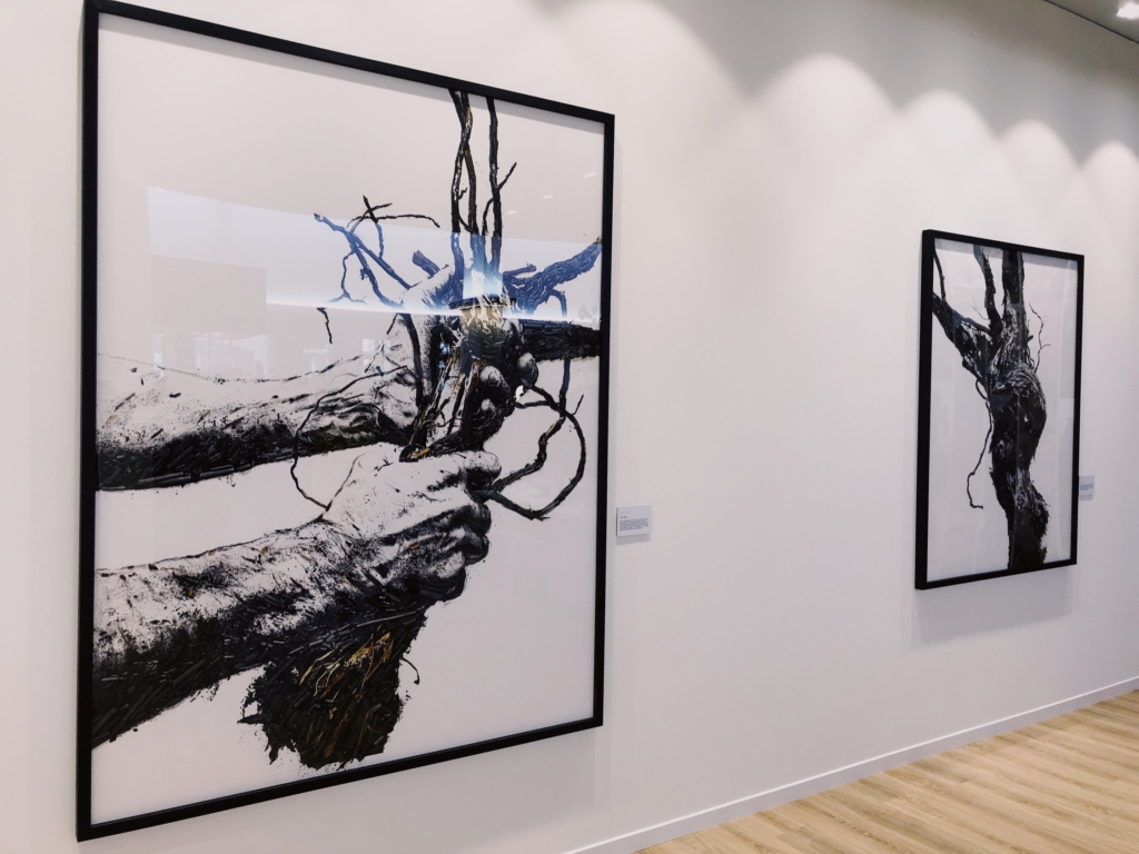 Ruinart and Vik Muniz During Art Basel