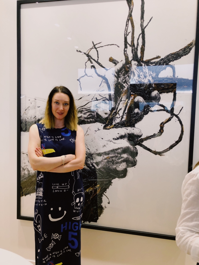 Ruinart and Vik Muniz During Art Basel