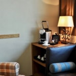 Nespresso coffee and tea machine, Double room lake view, Frutt Lodge and Spa