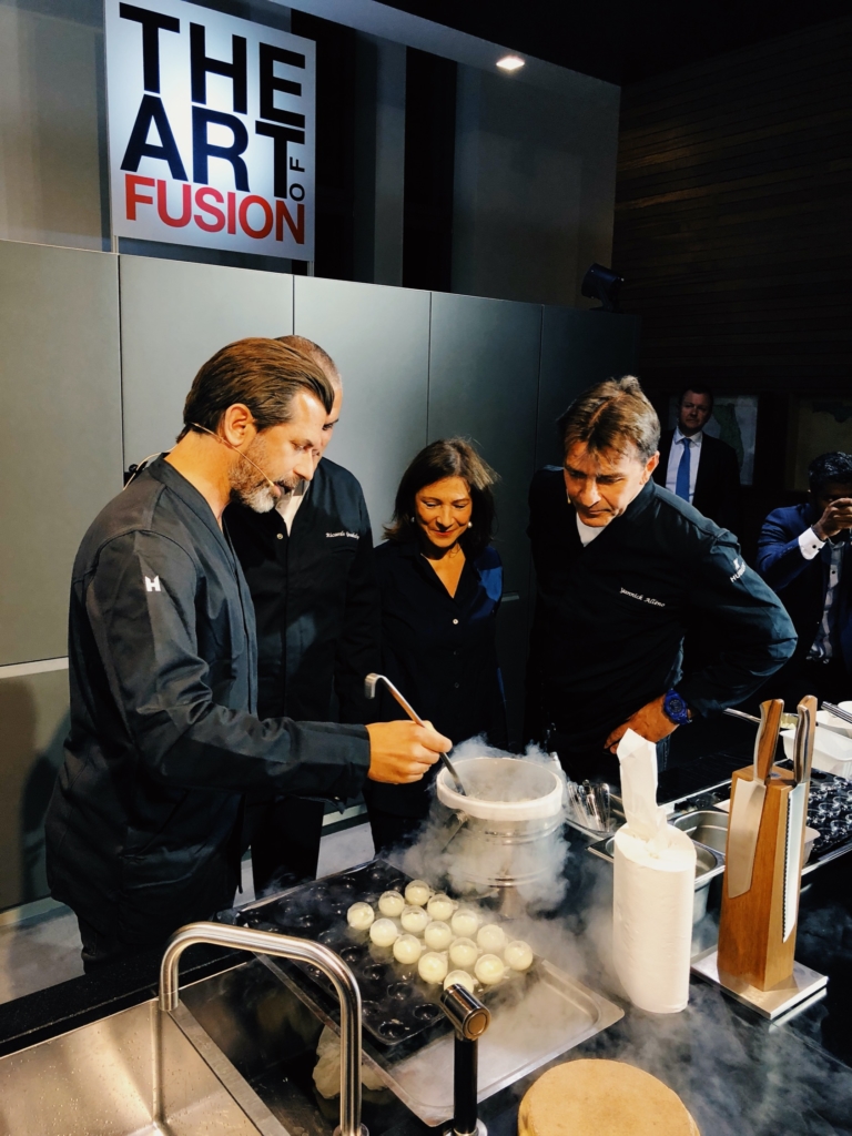 Hublot, The Art Of Fusion, an exclusive live cooking event, led by two 3* Michelin star Chefs, Yannick Alléno and Andreas Caminada.