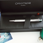 Caran d'Ache pen with engraving of initials