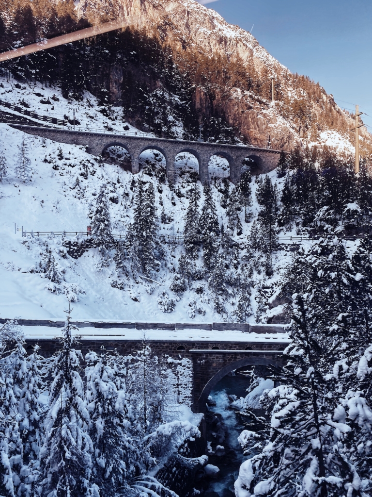 Train travel to St. Moritz