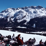 St. Moritz, the mountain club El Paradiso