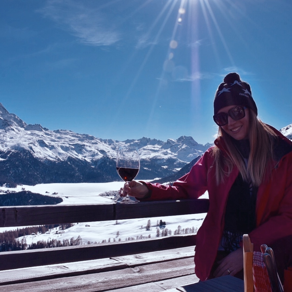 St. Moritz, the mountain club El Paradiso