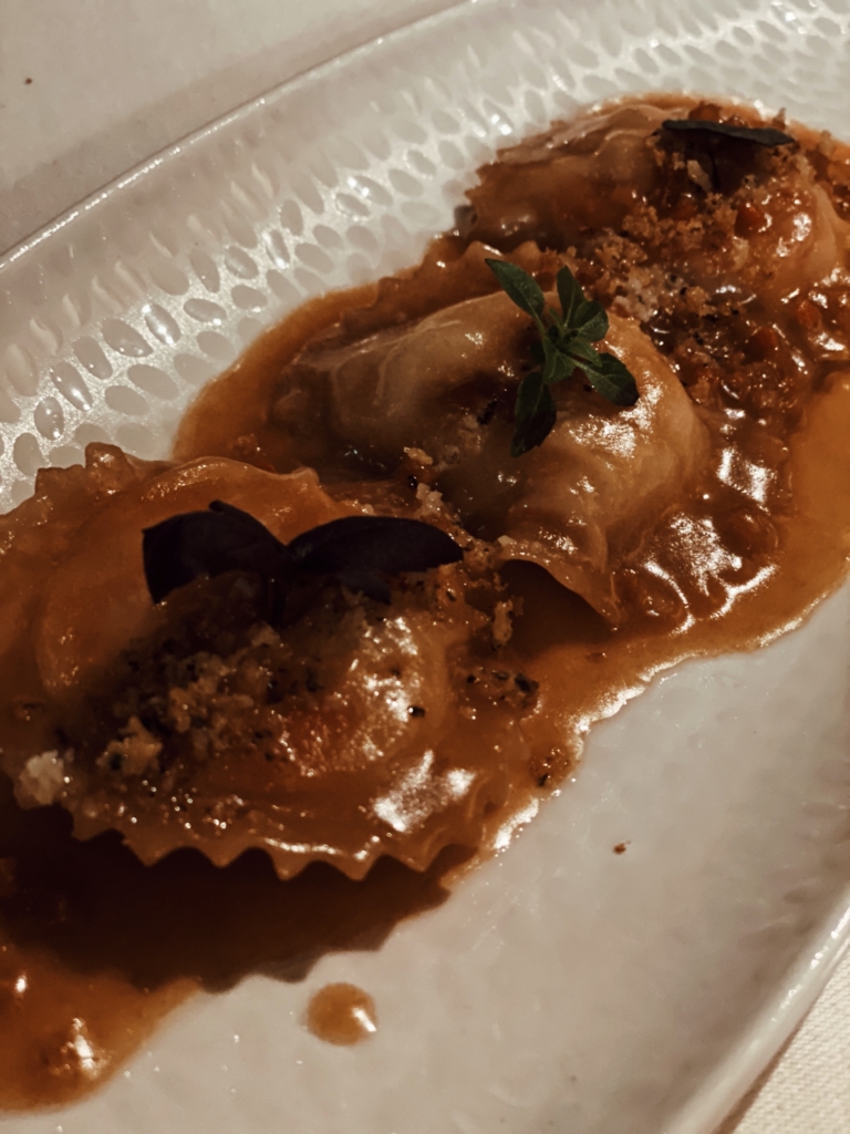 The Alpina Gstaad, the dinner at the restaurant SOMMET