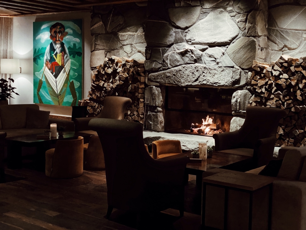 The Alpina Gstaad, a cosy bar-lounge