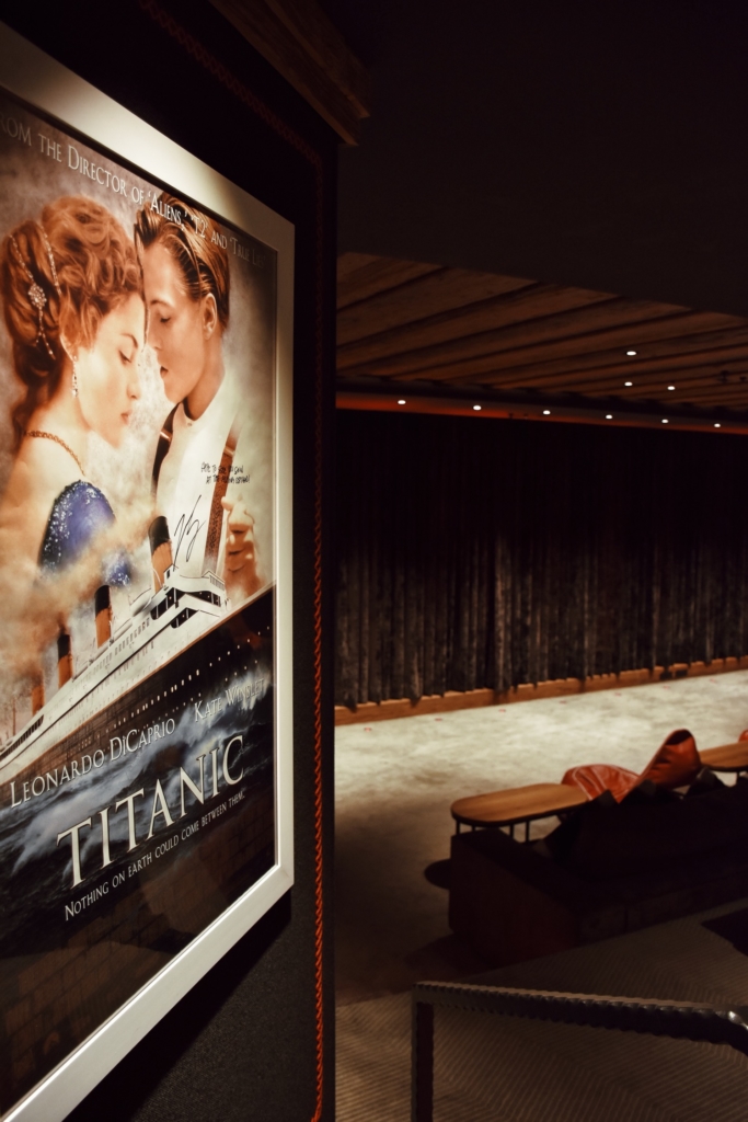 The Alpina Gstaad, a private cinema