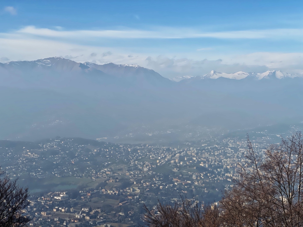 View from the mountain San Salvatore