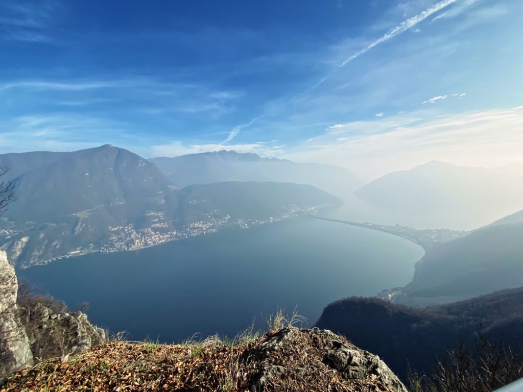 View from the mountain San Salvatore