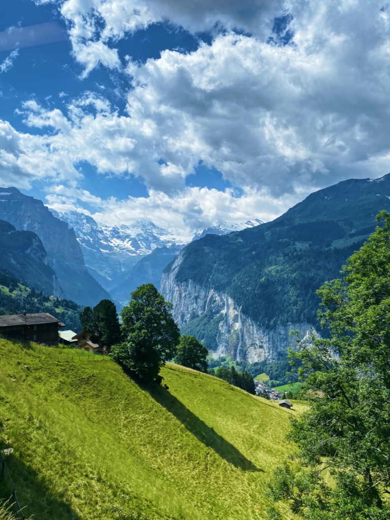 On the way to Jungfraujoch from Lauterbrunnen