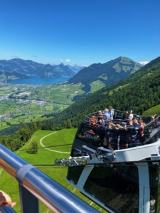 “CabriO” cable car, the world’s first double-decker cable car with a roofless upper deck