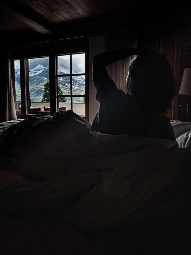 Morning at the Riffelalp Resort 2222m