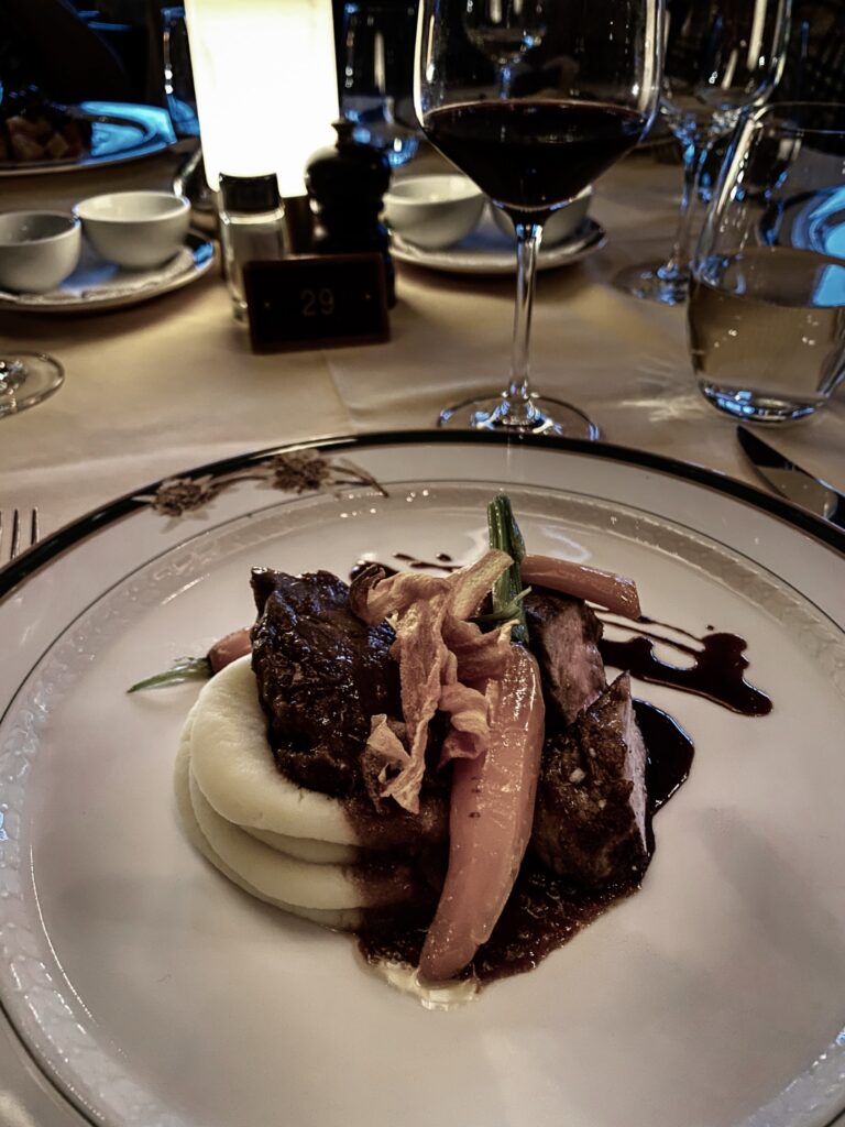 Riffelalp Resort 2222m, dinner at the Alexandre restaurant