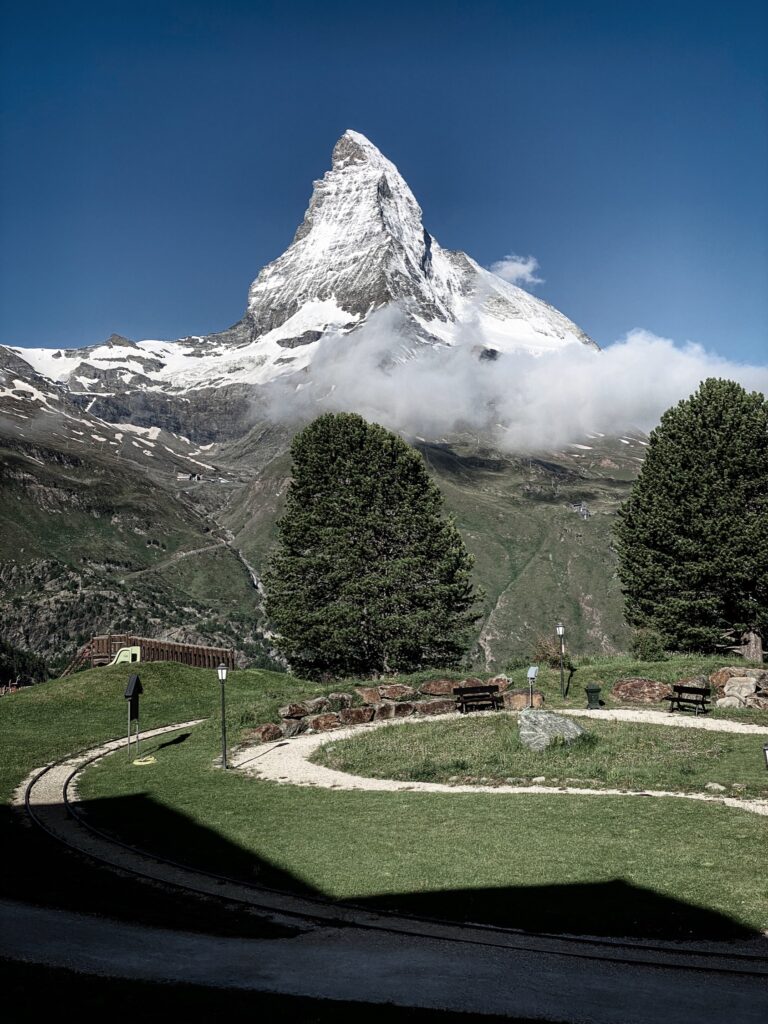 View from the room, Riffelalp Resort 2222m