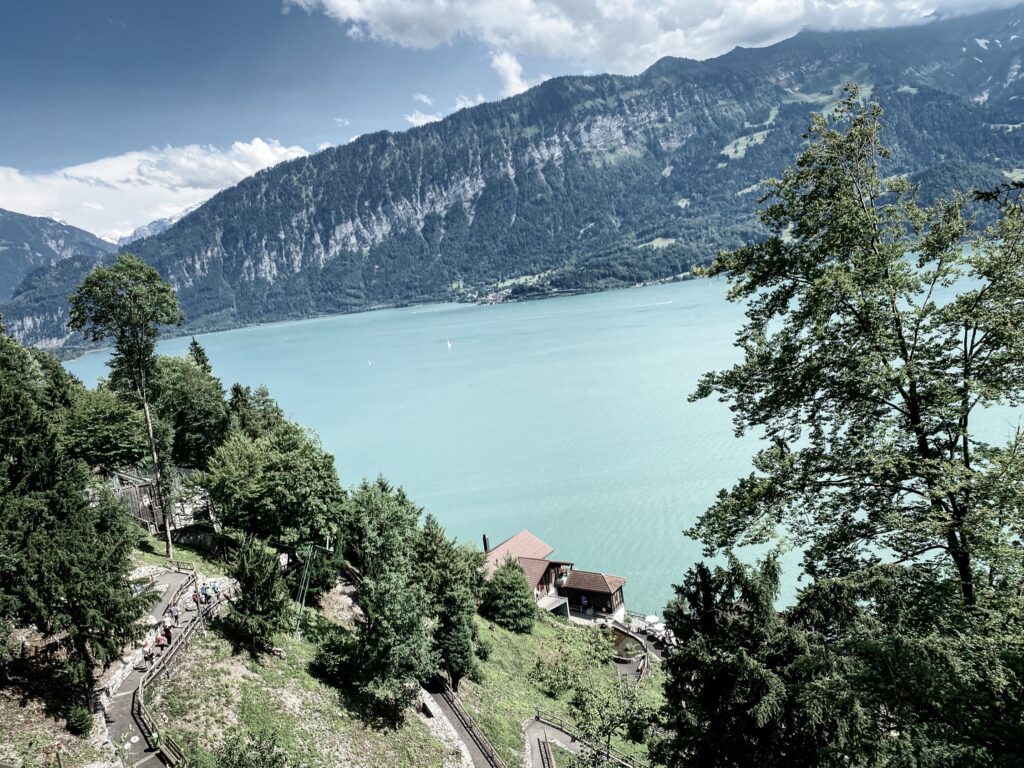 St. Beatus Caves overlooking Lake Thun