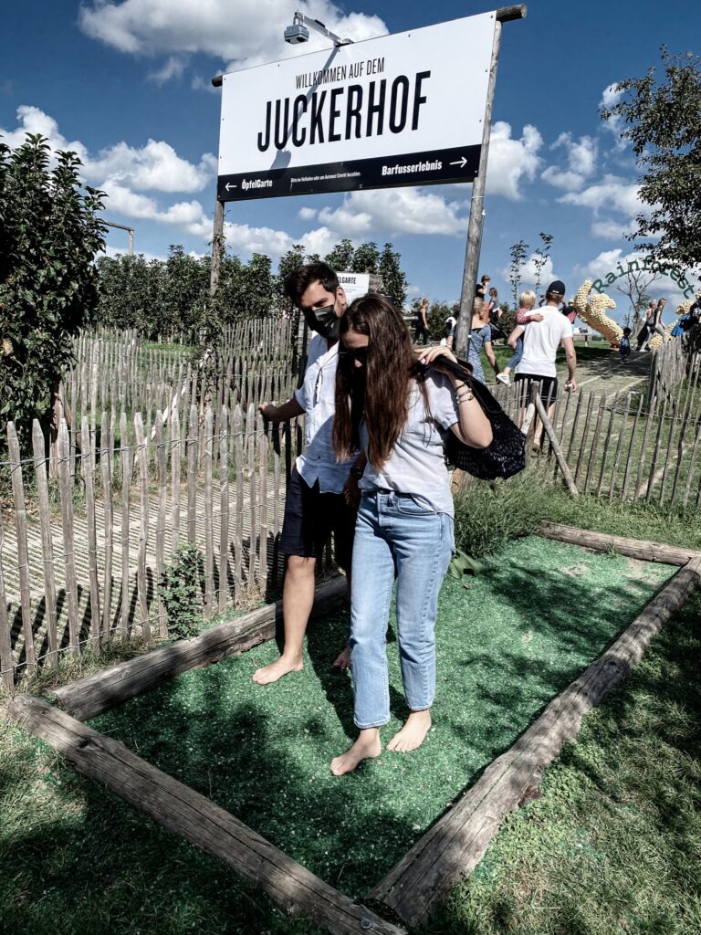 A barefoot experience at the Jucker Farm