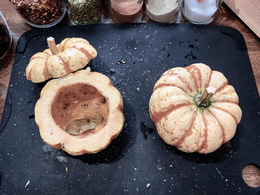 Roasted Baby Pumpkins