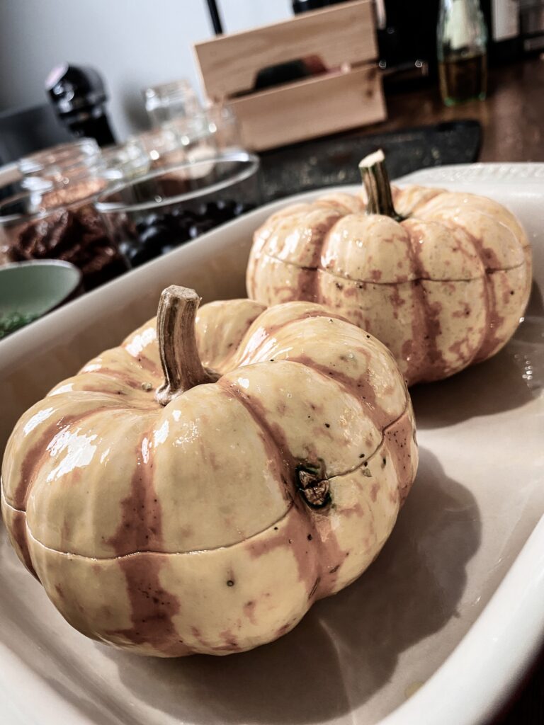 Roasted Baby Pumpkins